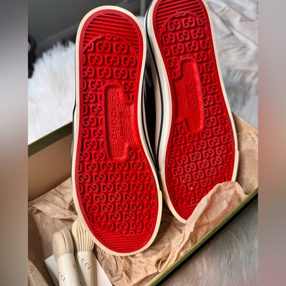 Gently Loved WOMEN’S GUCCI TENNIS 1977 SNEAKERS - Size 39 (Size 8.5/9) - Picture 5 of 6